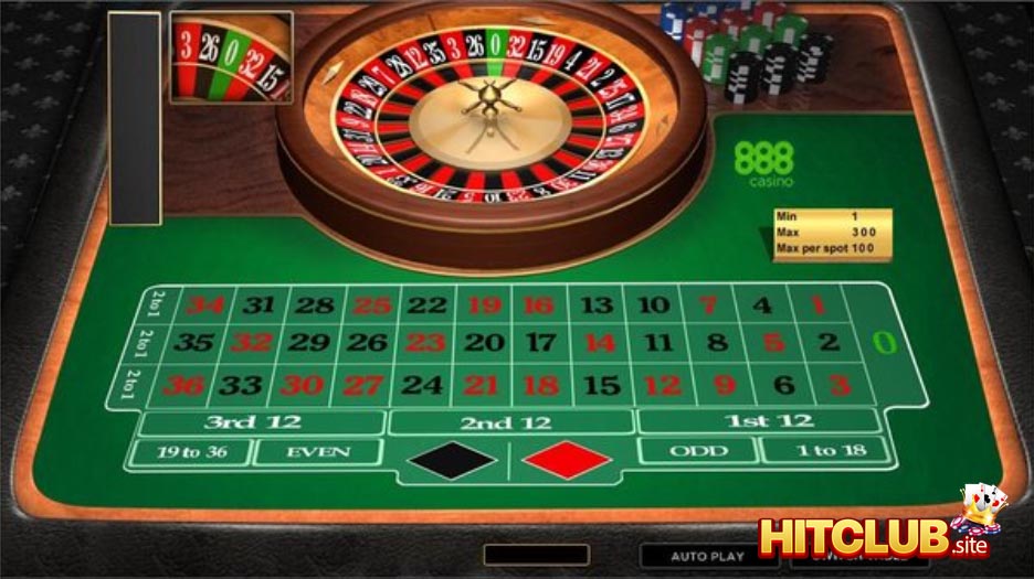 Chơi con quay Roulette hit club online